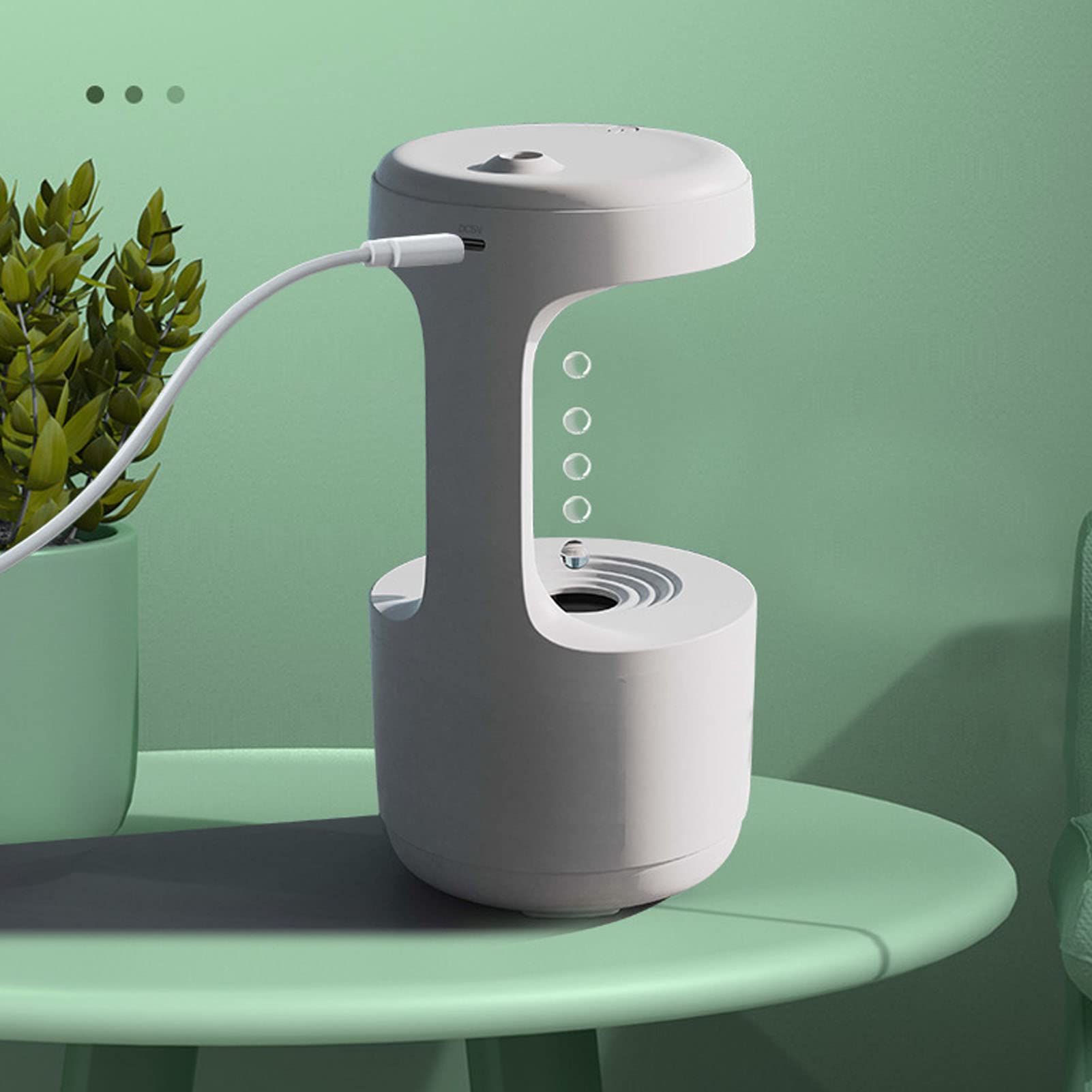 Umidificatore a Goccia per Casa e Ufficio (WHITE)
