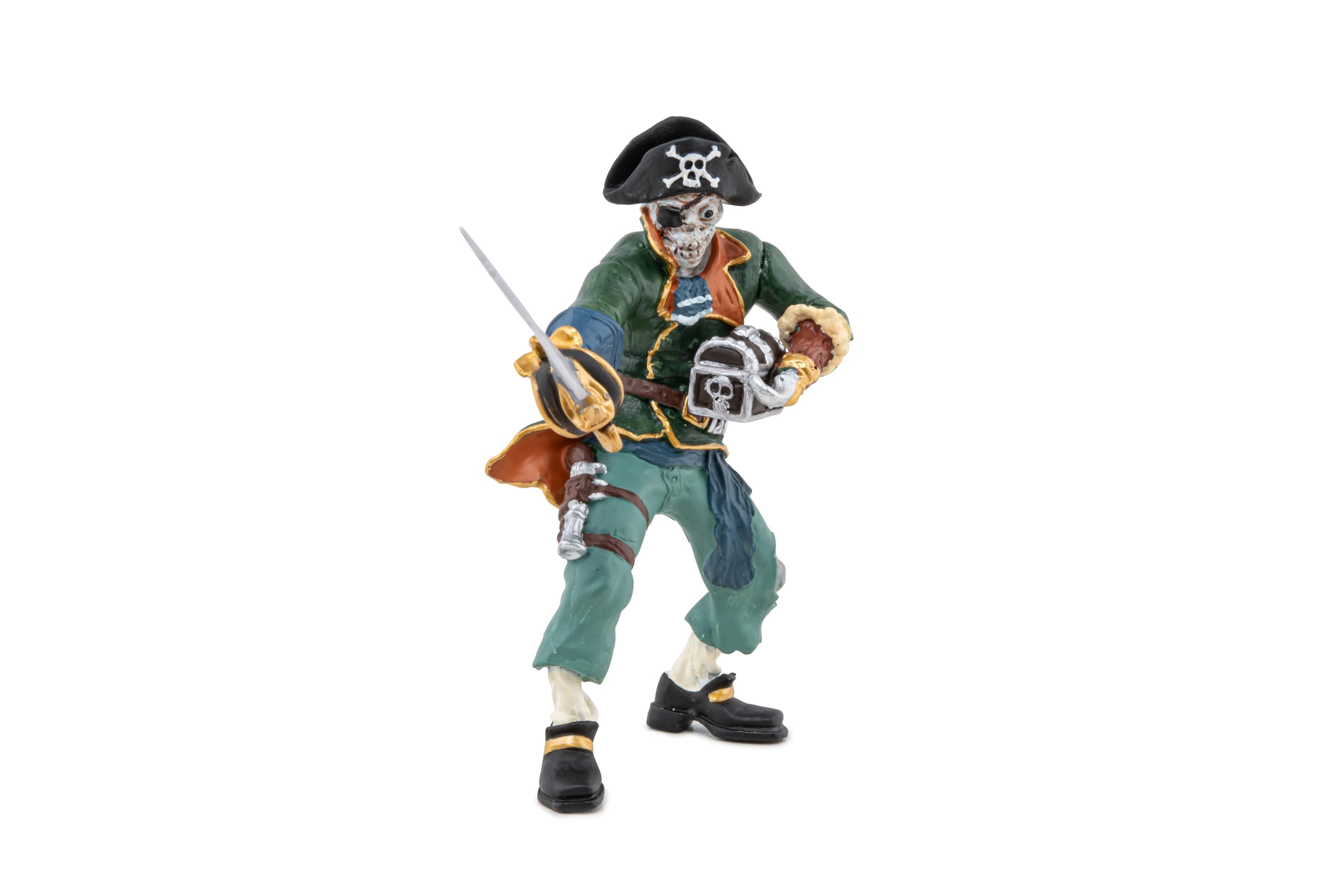 Papo Pirate zombie action figure, 6 inches tall, Mehrfarbig - Image 2