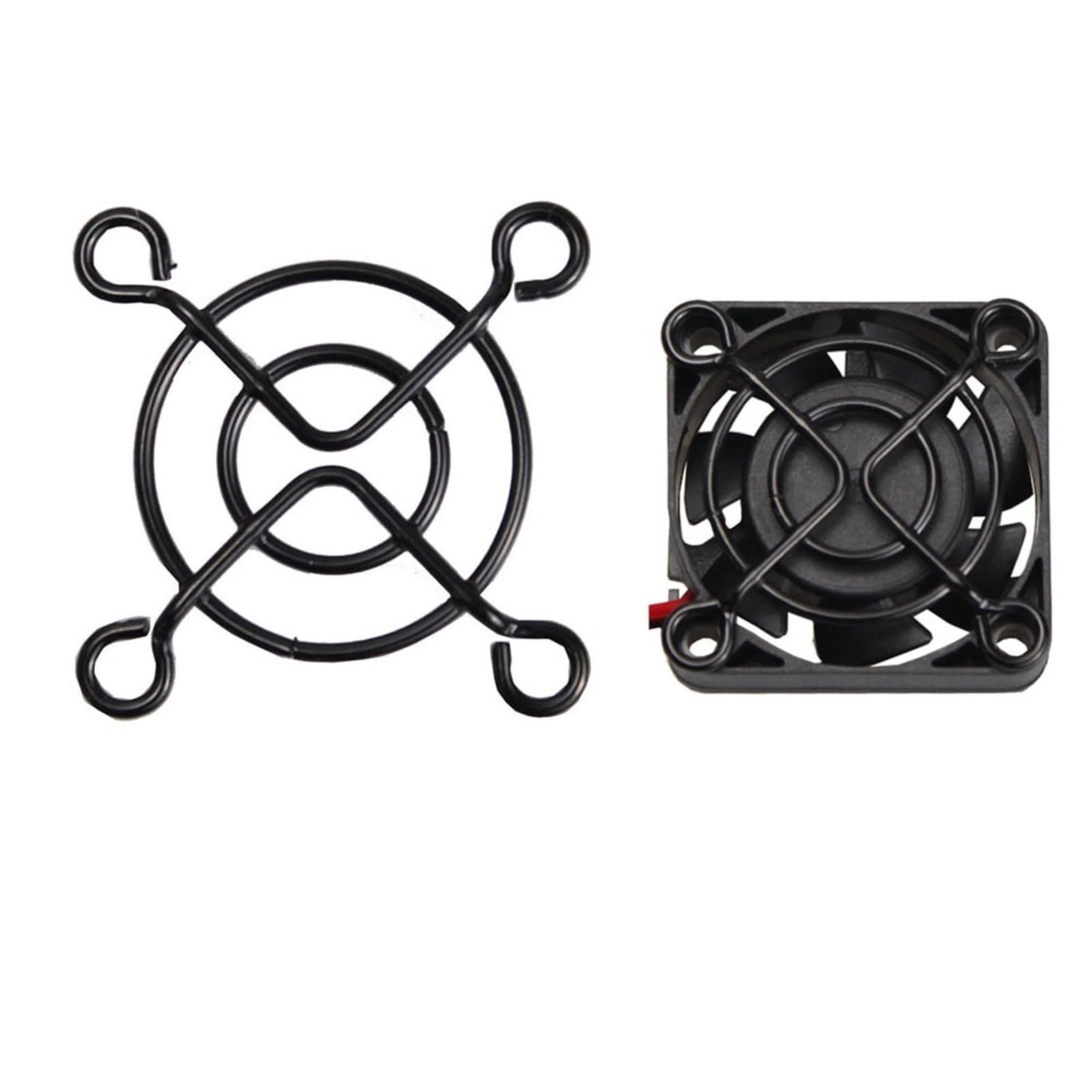 10 Pz 40 MM Nero Metallo Acciaio Ventola Protezione Finger Guard Griglia Net 40X40 MM 4 CM Griglie for ventole