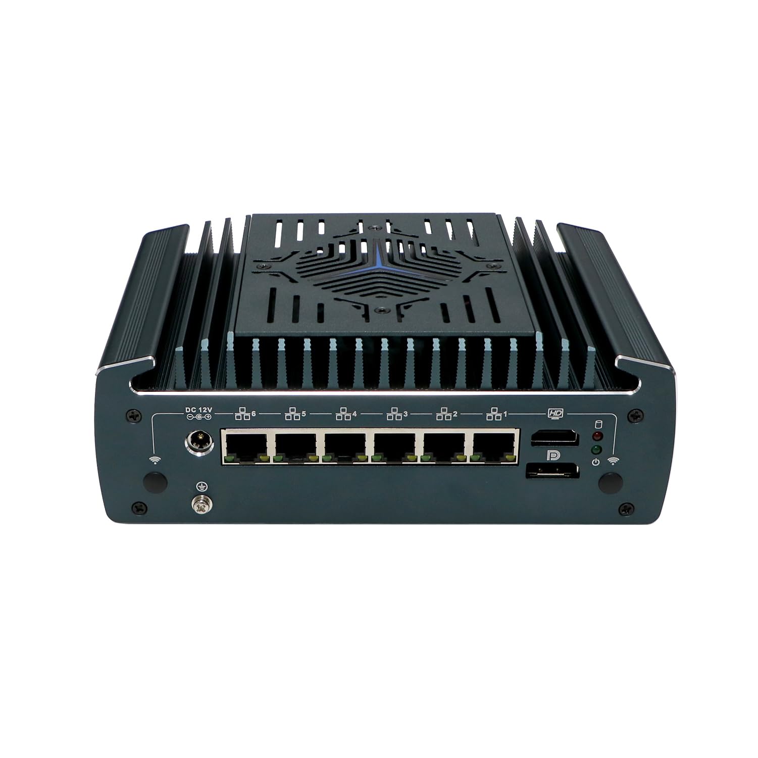 Micro Firewall Appliance, Mini PC, PFSense, Mikrotik, OPNsense, VPN, Router PC, I7 1255U 1265U, RX14, 6 x 2.5GbE I226-V, HDMI, DP, COM, Nano SIM Slot, TPM2.0, 16G RAM, 256G SSD