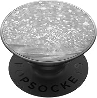 PopSockets Starlight Silver PopGrip telefontartó és fogantyú cserélhető tetővel - Adhesive PopGrip 1