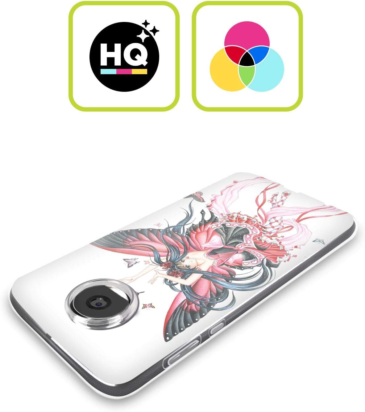 Head Case Designs Officially Licensed Nene Thomas Red Hearts Anime 2 Fairies Soft Gel Case Compatible with Moto Edge 40 Pro/Plus 2023 image 2