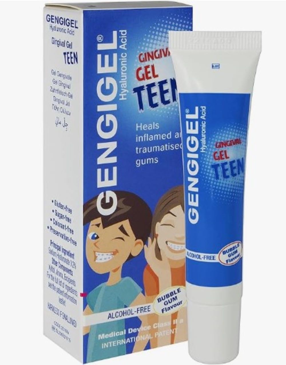 Teen Hyaluronic Acid Oral Gel for Mouth & Gum Discomfort (15 ml), Soothes Irritation, Promotes Natural Healing & Protects Delicate Oral Tissue, No Paraben or SLS, Vegan & Kosher