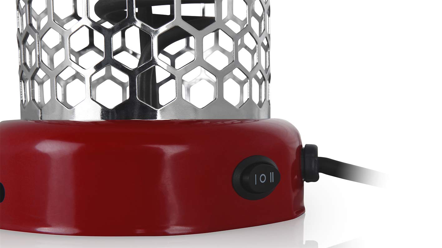 Orbegozo LO 7000 Brasero Eléctrico, Óptimo para Mesa Camilla, 3 Posiciones de Funcionamiento, Rejilla de Seguridad, Gancho Incorporado, 400 W