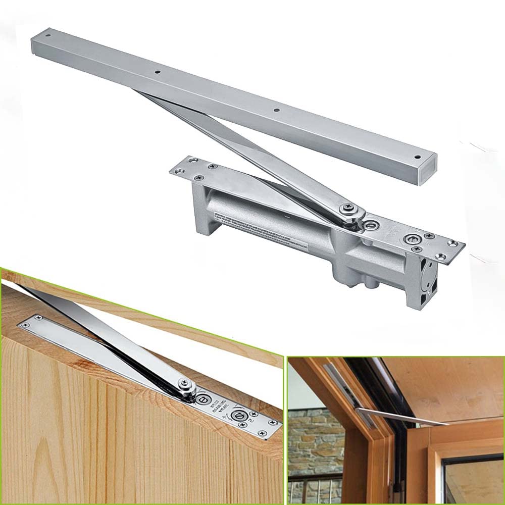 Volo Automatic Hydraulic Double Speed Aluminium Concealed Pelmet Arm Door Closer Heavy Duty for Residential/Commercial Purpose with Fitting Set . Weight Capacity: 30kg- 80kg. (Silver,Pack of 2 pcs). (B08L84SWZC) Amazon Price History, Amazon Price Tracker