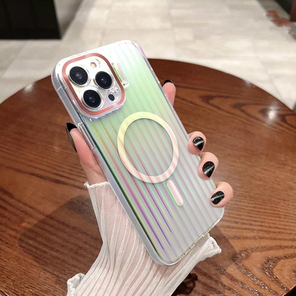 Coque iPhone 14 avec support d'appareil photo antichoc magnétique - 8
