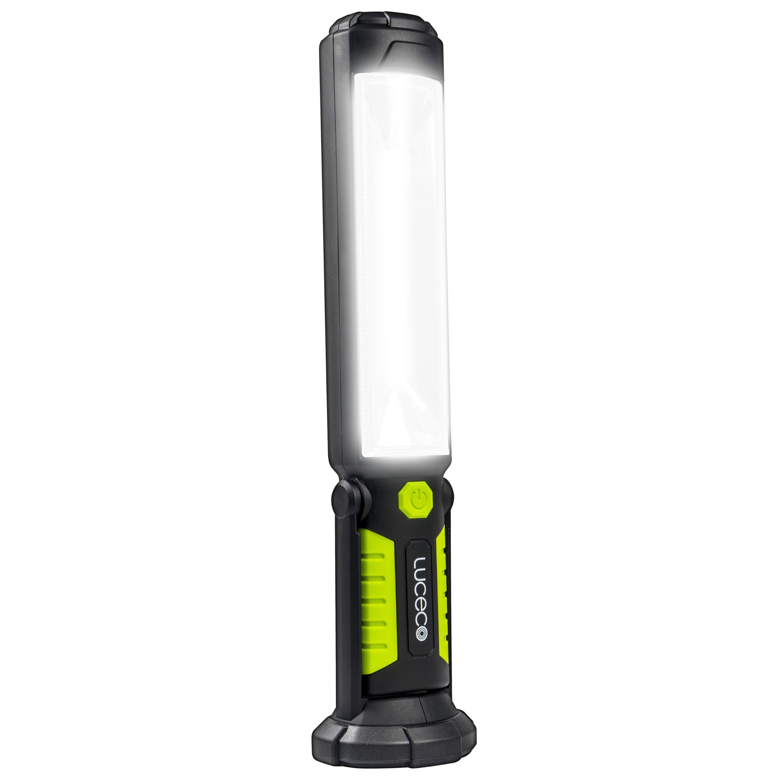 Luceco Linterna LED Inclinable con Power Bank USB, 2 Modos de Luz, Recargable, Luz de Inspección, Negro, IK05, 5W, 450lm, 6500K, LILT45T65