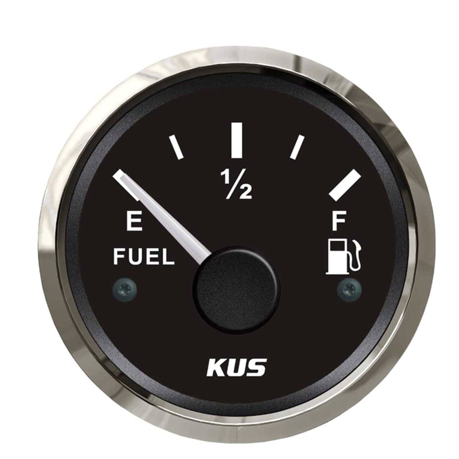52mm Fuel Level Gauge Gas Meter 0-30 Ohms Black For Car Truck Marine RV US STOCK - Foto 11