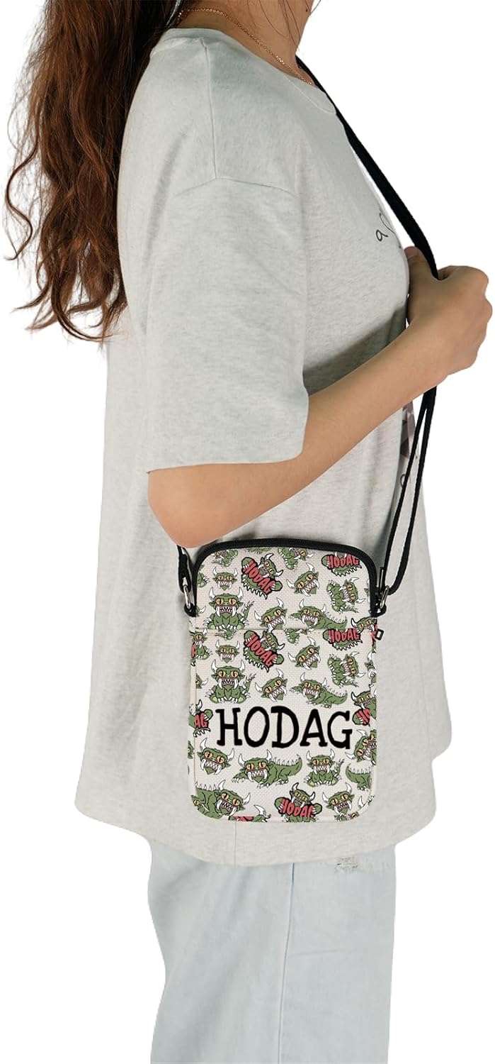 JXGZSO Hodag Cryptid Crossbody Bag Cryptozoology Gift Cryptid Creature Gift Mythical Hodag Shoulder Bag Hodag Lover Gift - Image 6