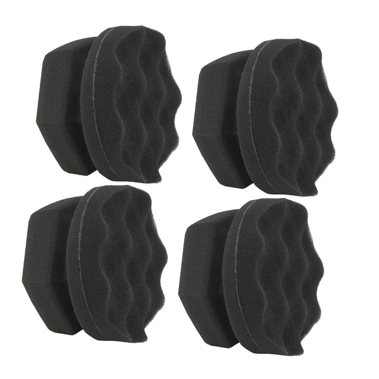 Gatuida 8pezzi Spugne Per Lucidatura e Cera Auto Da Design Facile Da Impugnare Per Lucidare Pneumatici e Interni Auto Alta Densità Riutilizzabili e Assorbenti