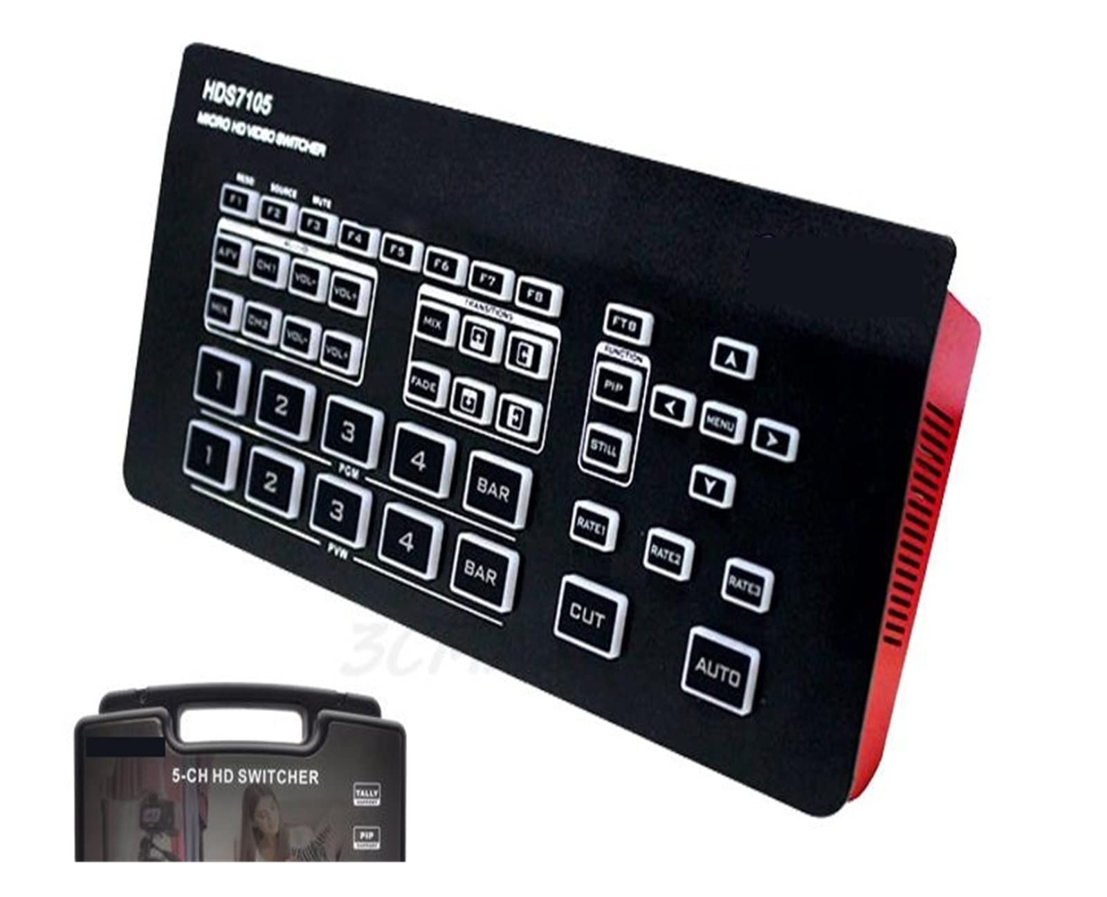 CUDTAPI V22 Video Switcher 5-CH 4*H 1*DP For Stream(2)