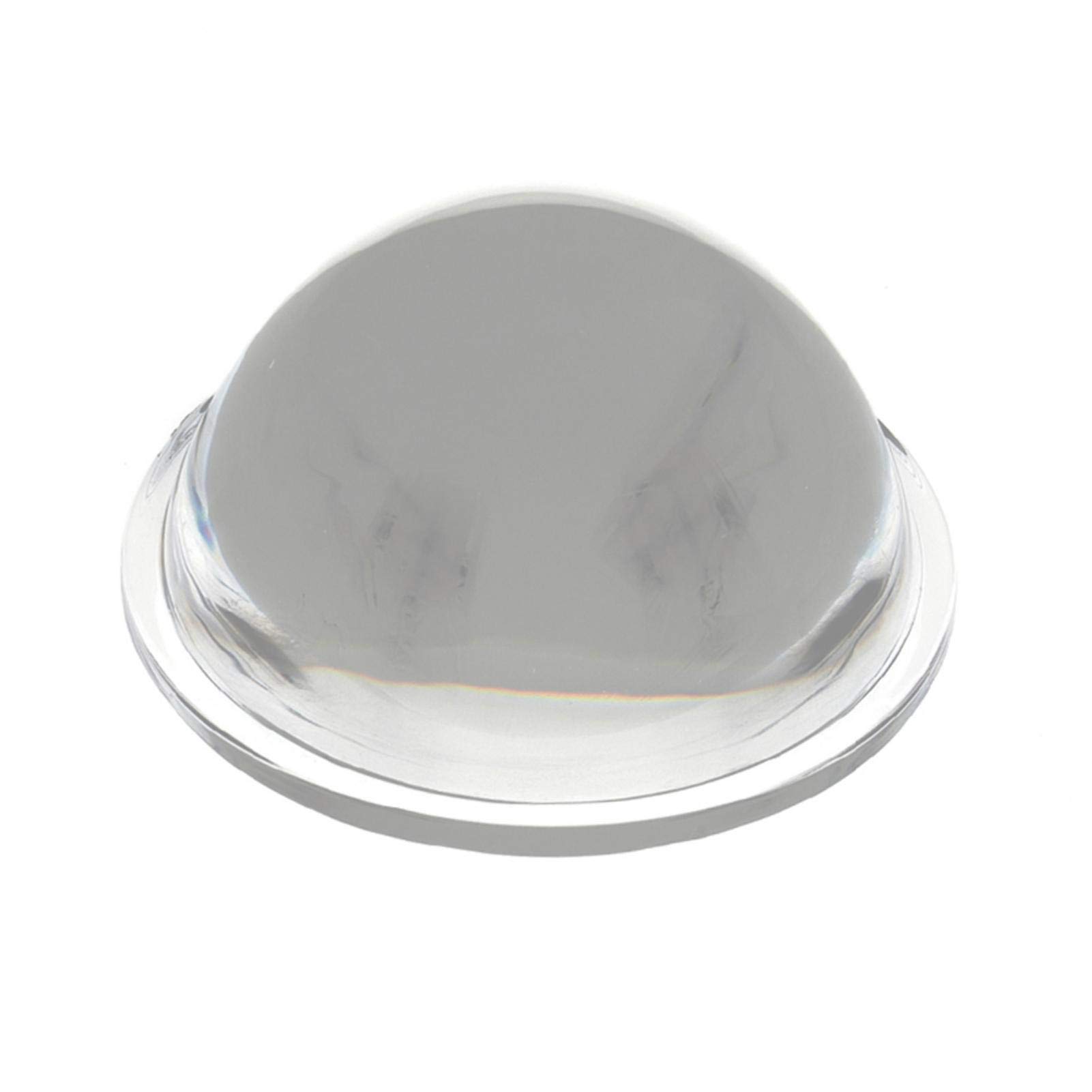 POKL LED Lens Convex Glass Lens, 30/44/54/66mm Convex Glass Lens LED Convex Lens Condenser Lens Optical Lens Focusing, Suitable For LED Spotlights, Car Lights, Projection Lamps