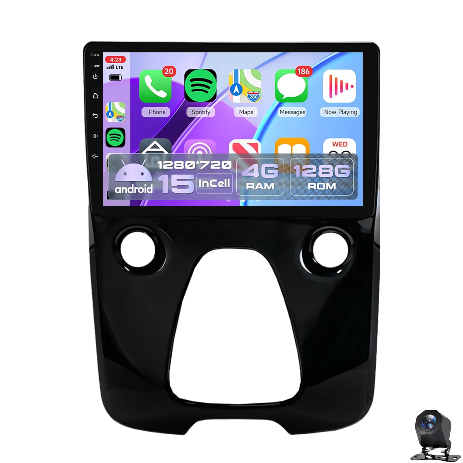 Autoradio Android 15 pour Peugeot 108 Citroën C1 Toyota Aygo B40 2014-2021