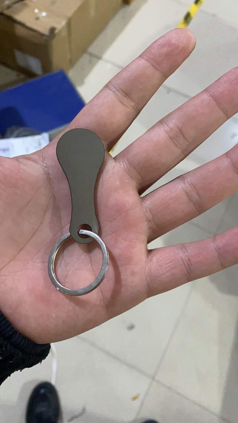 2 Portachiavi Per Carrello Spesa - Acciaio Inox, Pratico E Rimovibile - Foto 7