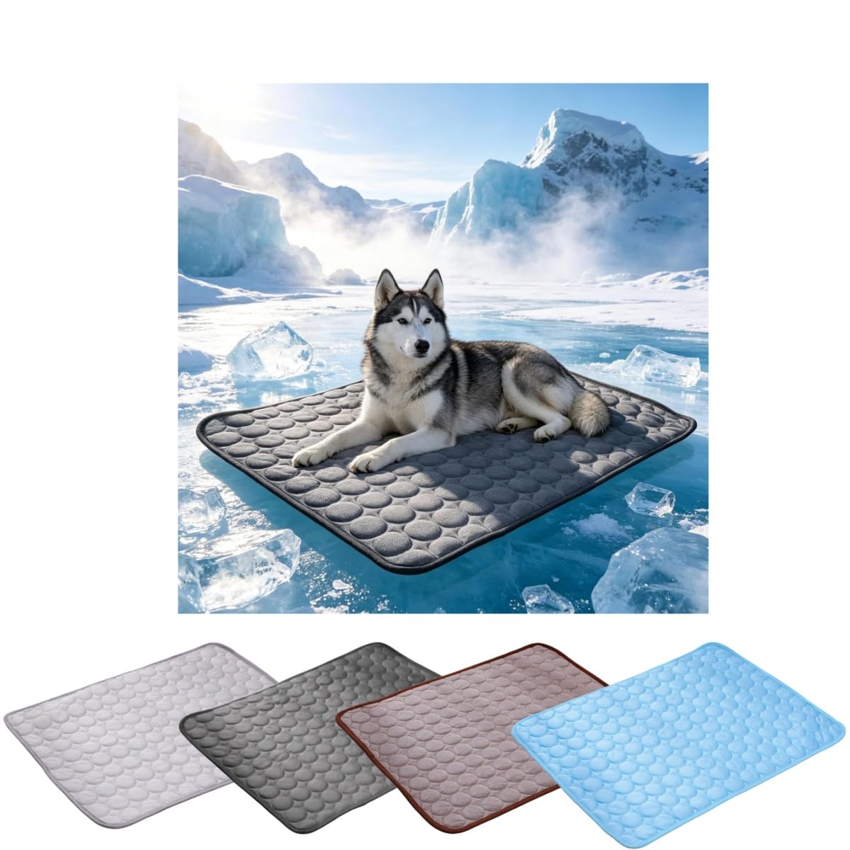 Dog Cooling Mat for Summer, Portable Foldable Washable, for Cats & Dogs, Indoor/Outdoor，D：30 * 40CM