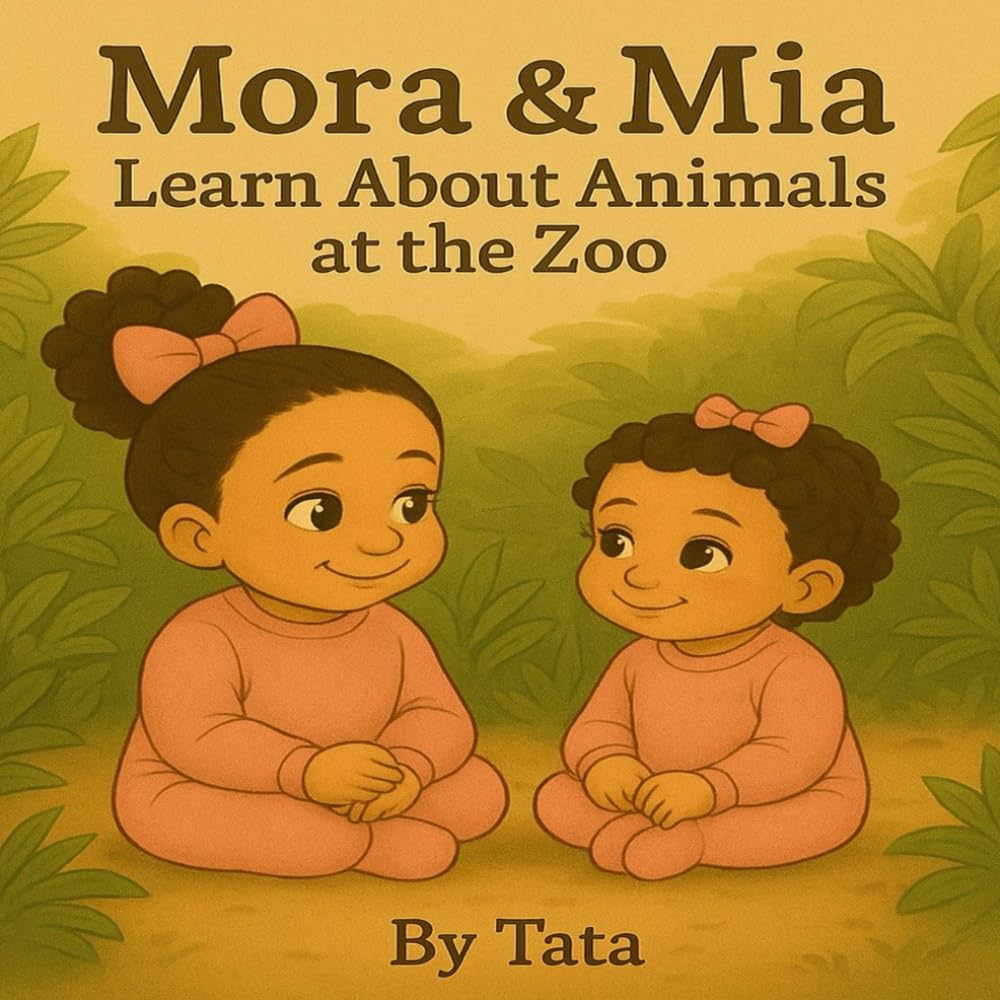 Mora & Mia learn about animals at the zoo