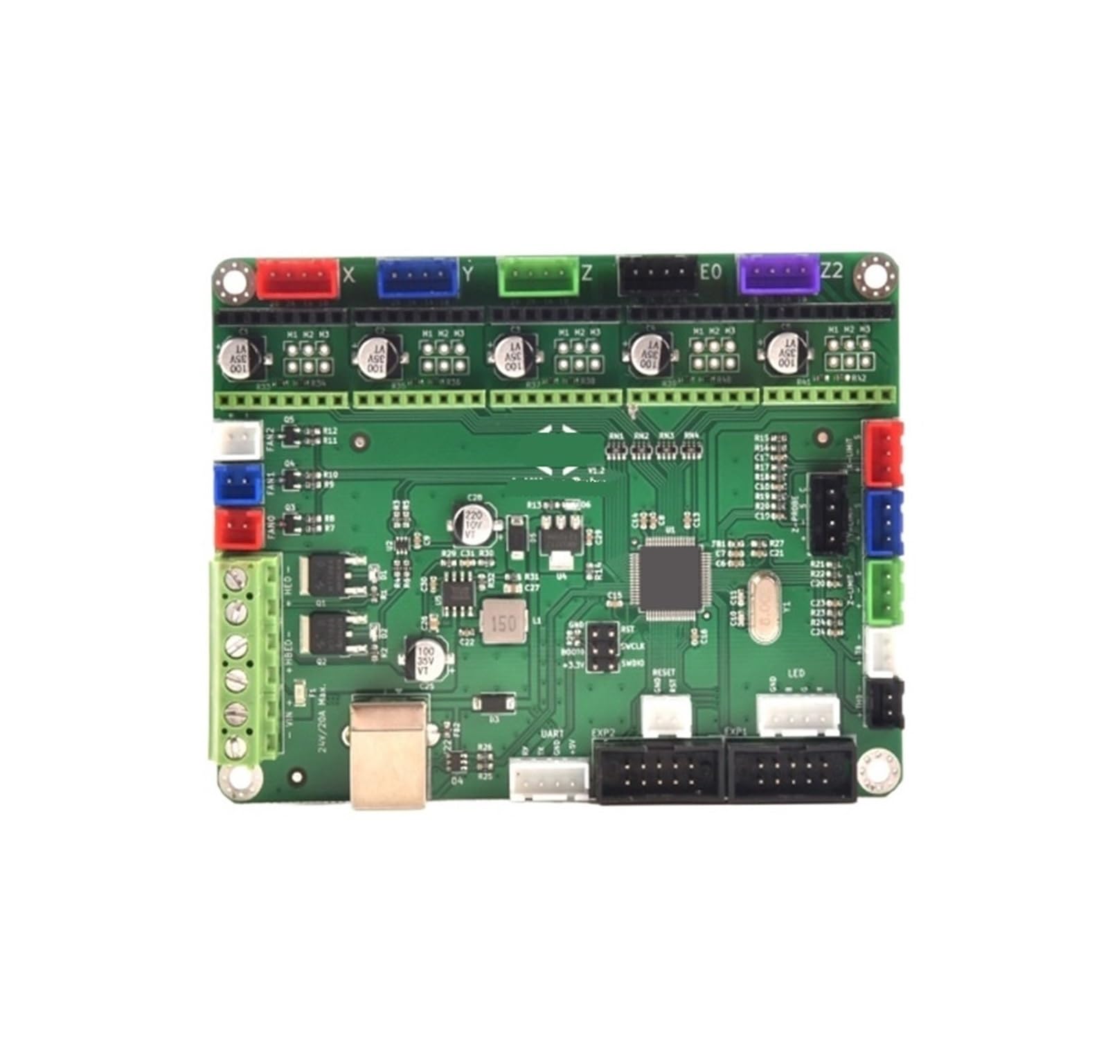 Placa Base, Compatible con Artillería, Hornet/SW-X2/Genius Pro | PCB de control principal, transferencia de señal estable, diseño compacto, actualización de impresora(S-X2)