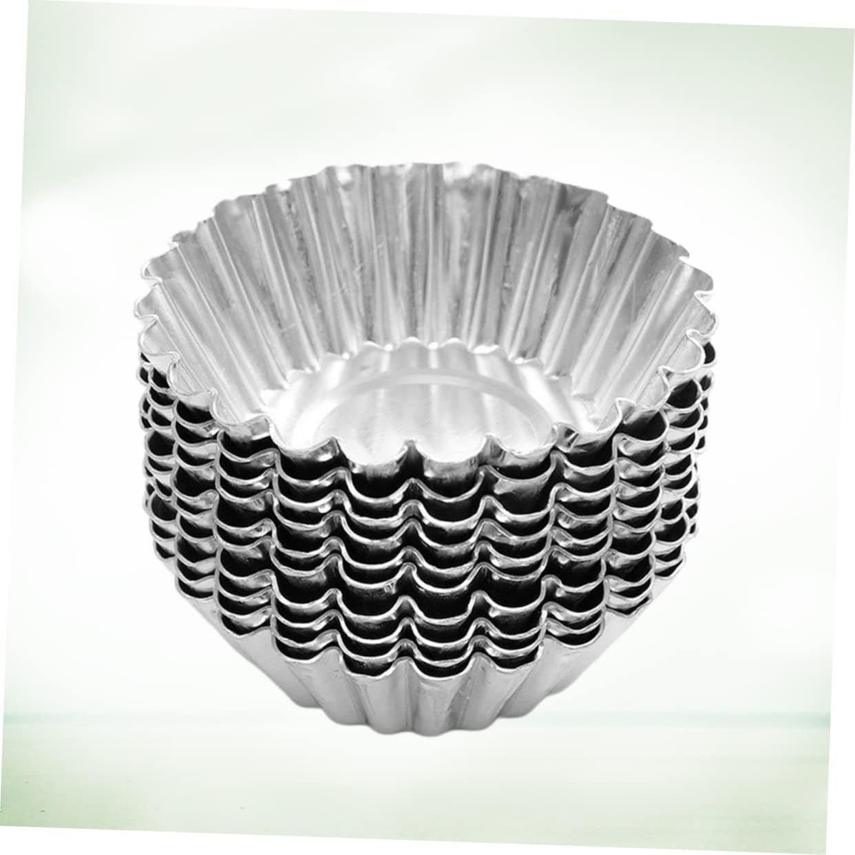 40pcs Nonstick Metal Egg Tart Mould Tart Shells Cupcake Pans Muffin Baking Cups Easy to Use Clean
