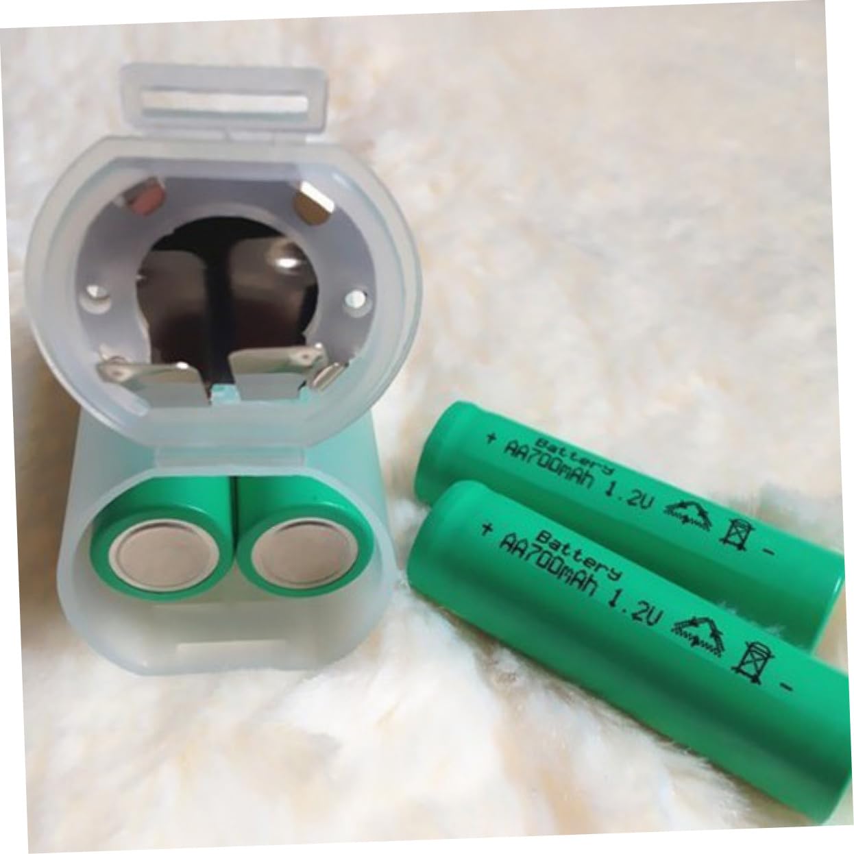 OSALADI 24pièces Adaptateurs De Batterie AA à d Transparent Convertisseur Pratique pour Électroniques Et Situations d Urgence