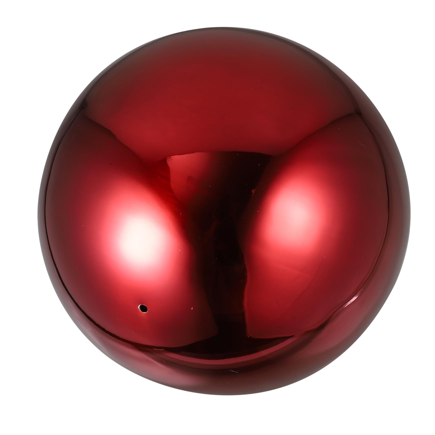 Sfera Semplice Acciaio Rosso Inox Riflettente Decorativa, da Giardino