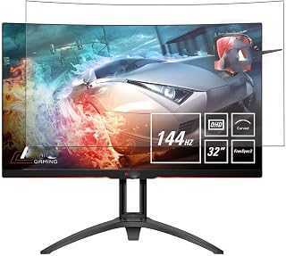 Puccy 2 Pack Anti Blue Light Screen Protector Film, compatible with AOC Gaming AG322QC4 31.5" Display Monitor TPU Guard （ Not Tempered Glass Protectors ）