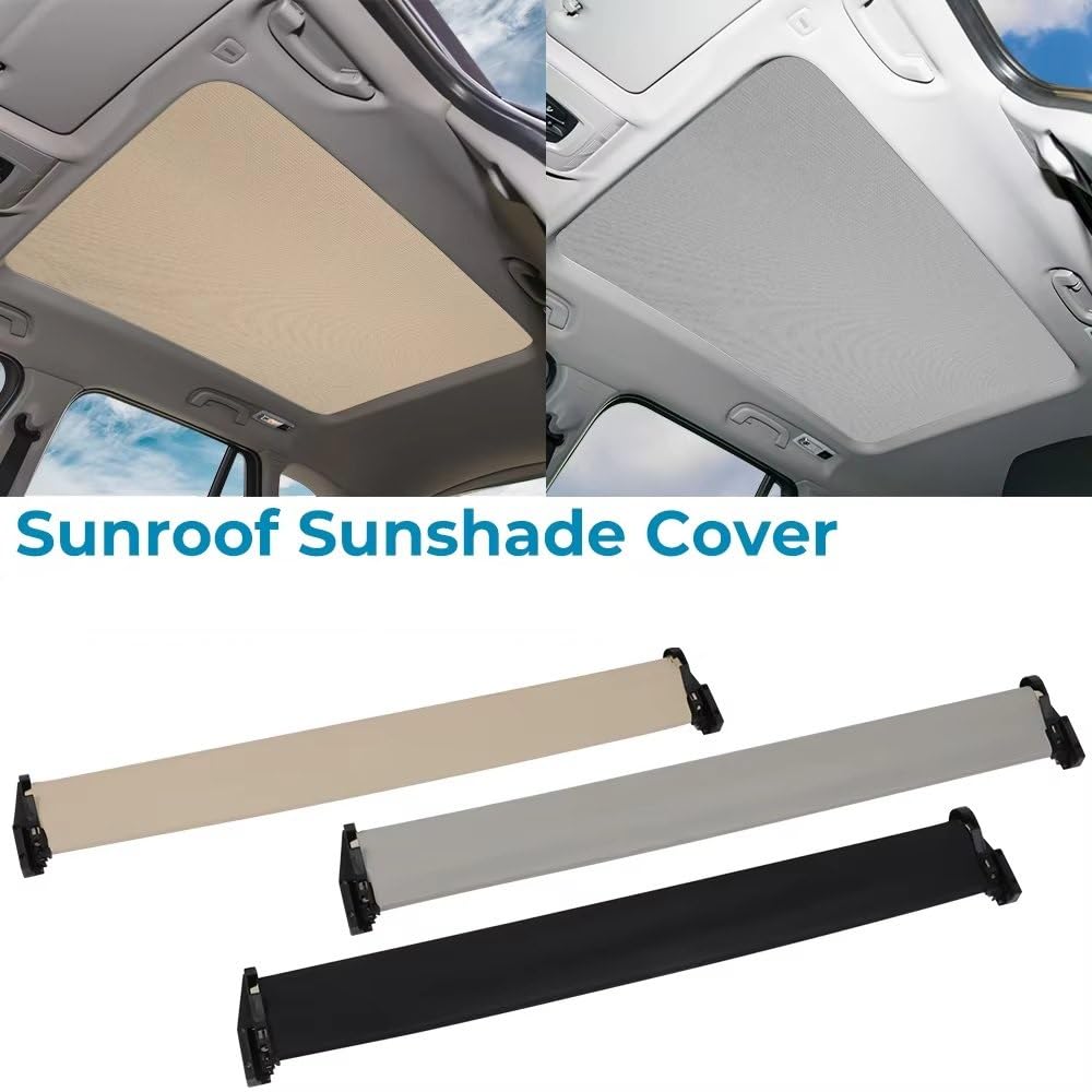 Parasol Ventana Coche para X1 F48 F49 2' F45 F46 16-18 54107391796 54107391797 54107391798 Parasol Techo Corredizo Eléctrico Panorámico(Beige)