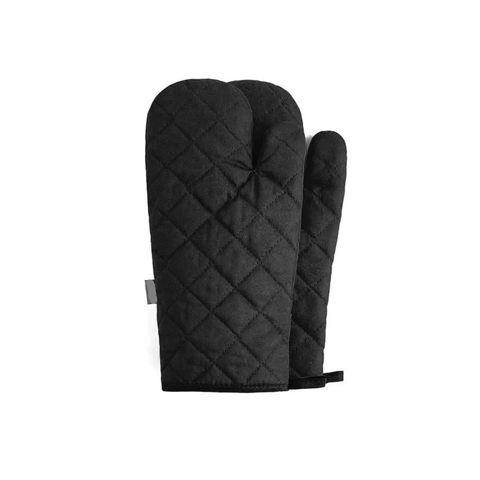 Genérico 2PCS Guantes de Horno, algodón Silicona, 11x7 Inch Cocina