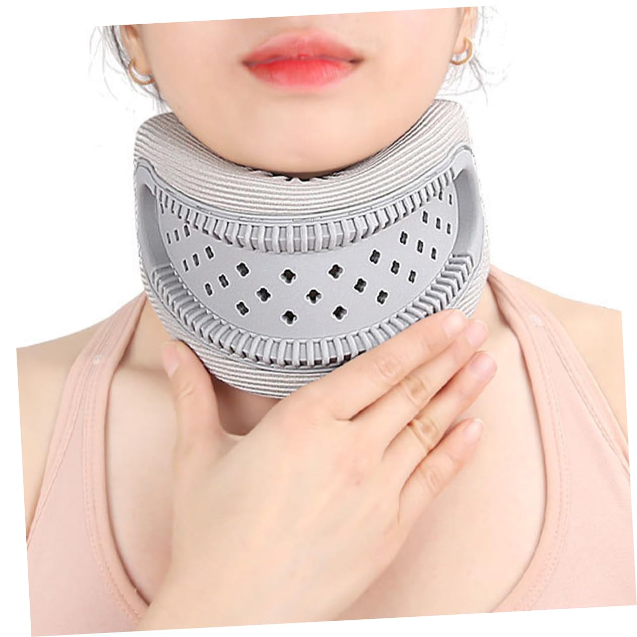minkissy 3st Zervikales Zuggerät Weicher Kragen Halskrause Stütze Für Den Hals Halskrause Für Den Haushalt Nackenfixierung Gebärmutterhalsschutz Halsband Diamant Reisen Schutzausrüstung