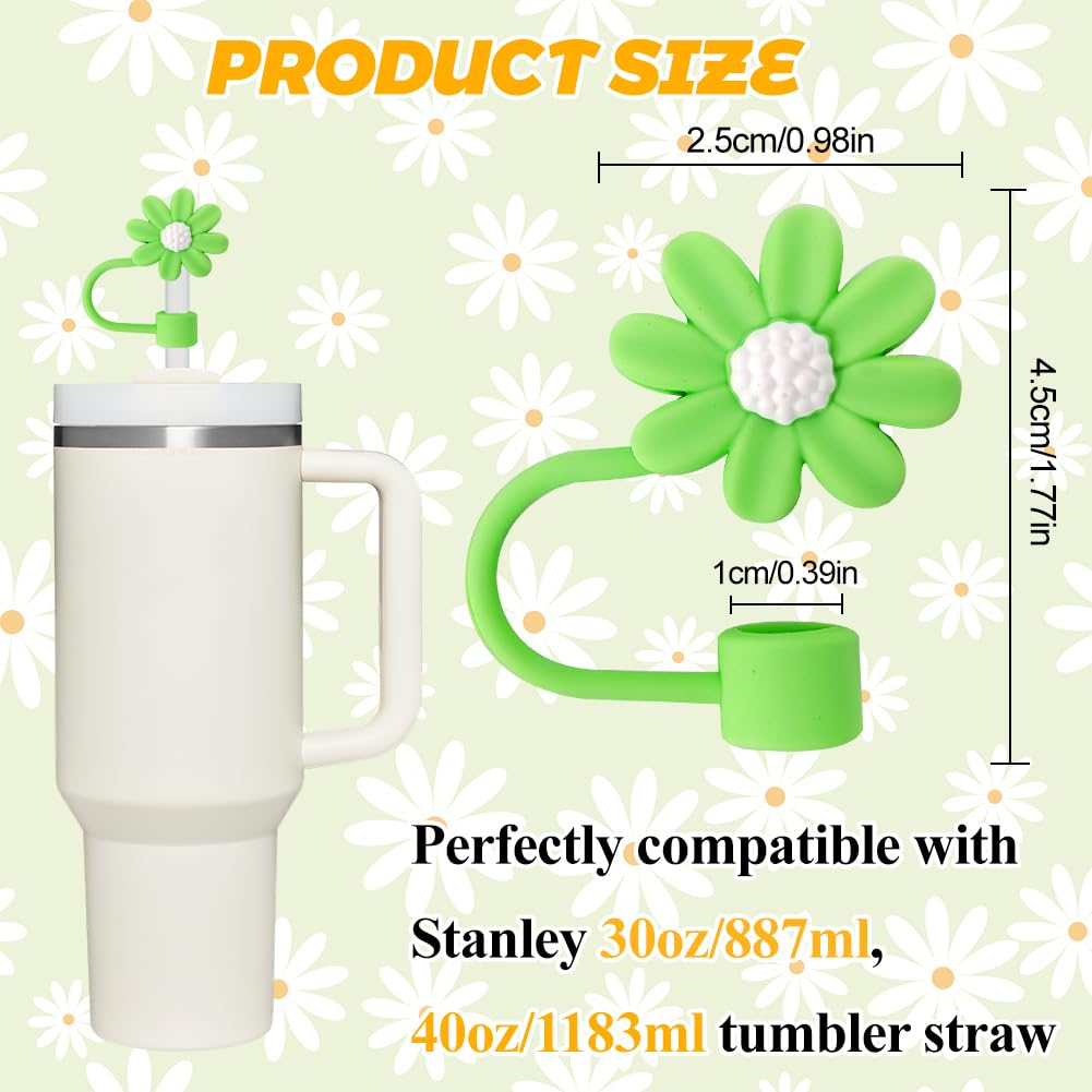 Couvre Paille Réutilisables Pour Stanley Coupe, 6 Pièces Bouchons