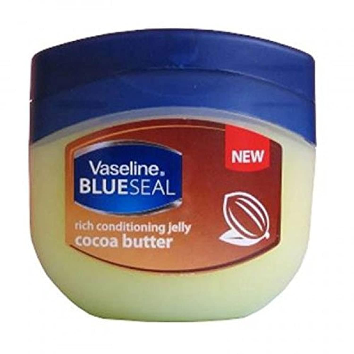 Vaseline Rich Conditioning Petroleum Jelly, Cocoa Butter, 7.5 Ounce (Pack of 6)