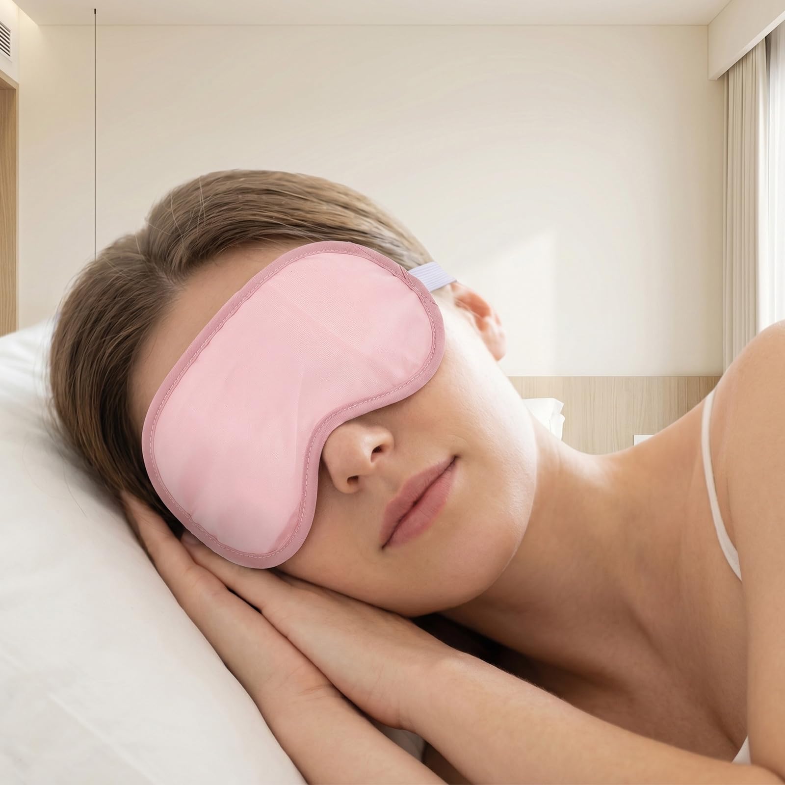 GALPADA 100 Unidades Antifaz Opaco para Dormir Ajuste 3d y Banda Elástica