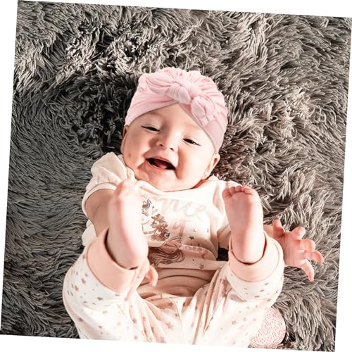 3pcs Knotted Hat Warm Ear Beanies for Boy Girl Mixed Colors Adorable Bow Design Comfortable Fit for Cold Weather4