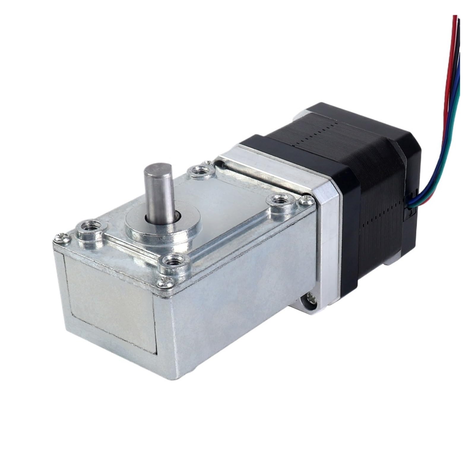 HYRBNSDLK Stepper Motor Nema 17 Geared with Gear Ratio 40:1 Square Worm Geabox 2.1Nm 1.68A