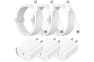 USB C Charger for iPhone, 3Pack 20W USB C Fast Charger
