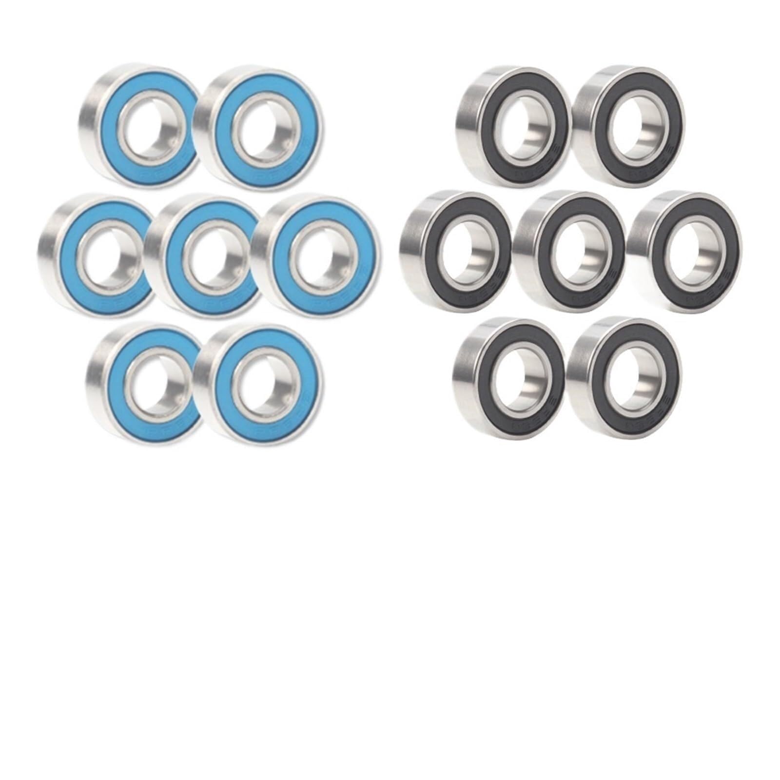 MR83RS łożysko 10 sztuk 3x8x3 mm ABEC-7 Hobby elektryczny zdalnie sterowany samochód ciężarówka MR83 RS 2RS łożyska kulkowe MR83-2RS czarne uszczelnione