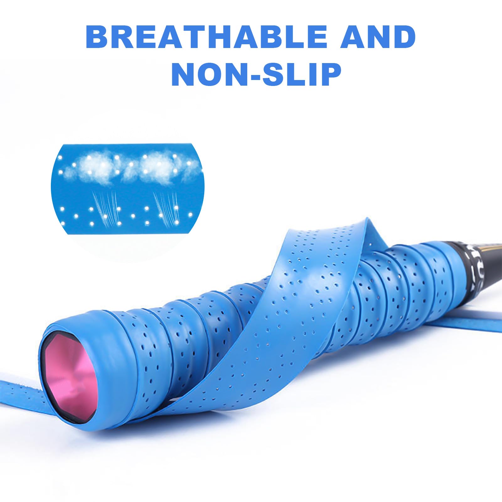 UKOFEW Overgrips Padel 6 Piezas Antideslizante Secado Rápido Raqueta Tenis Bádminton