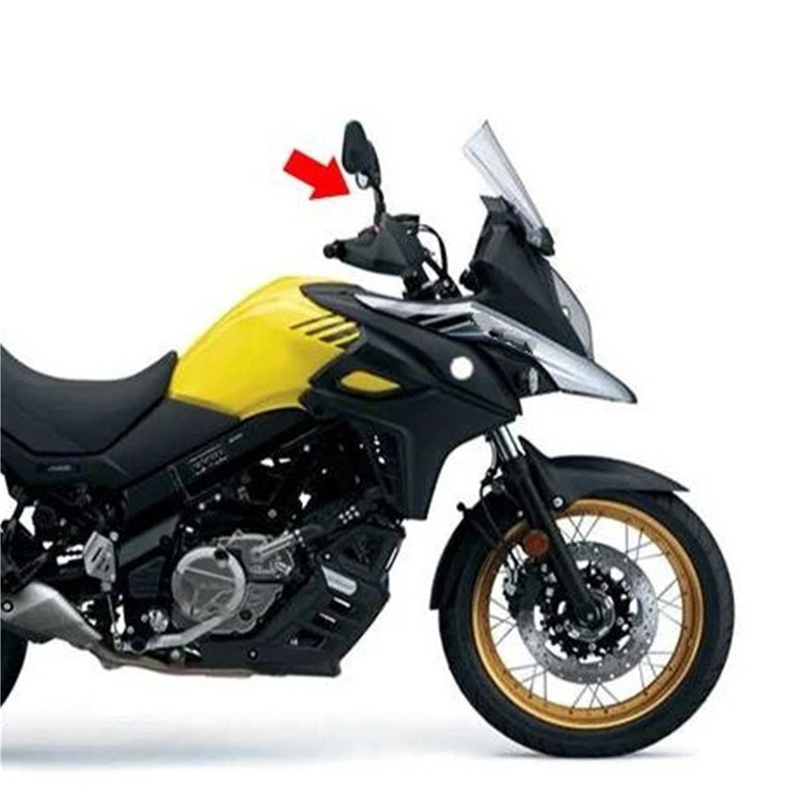 Riser Manubrio CNC Kit Di Montaggio Con Morsetto Per Riser Manubrio Conico Per Suzuki Per V-Strom DL 650 V-Strom 650 2012-2019 2018 Kit Barre di Sollevamento(Black)