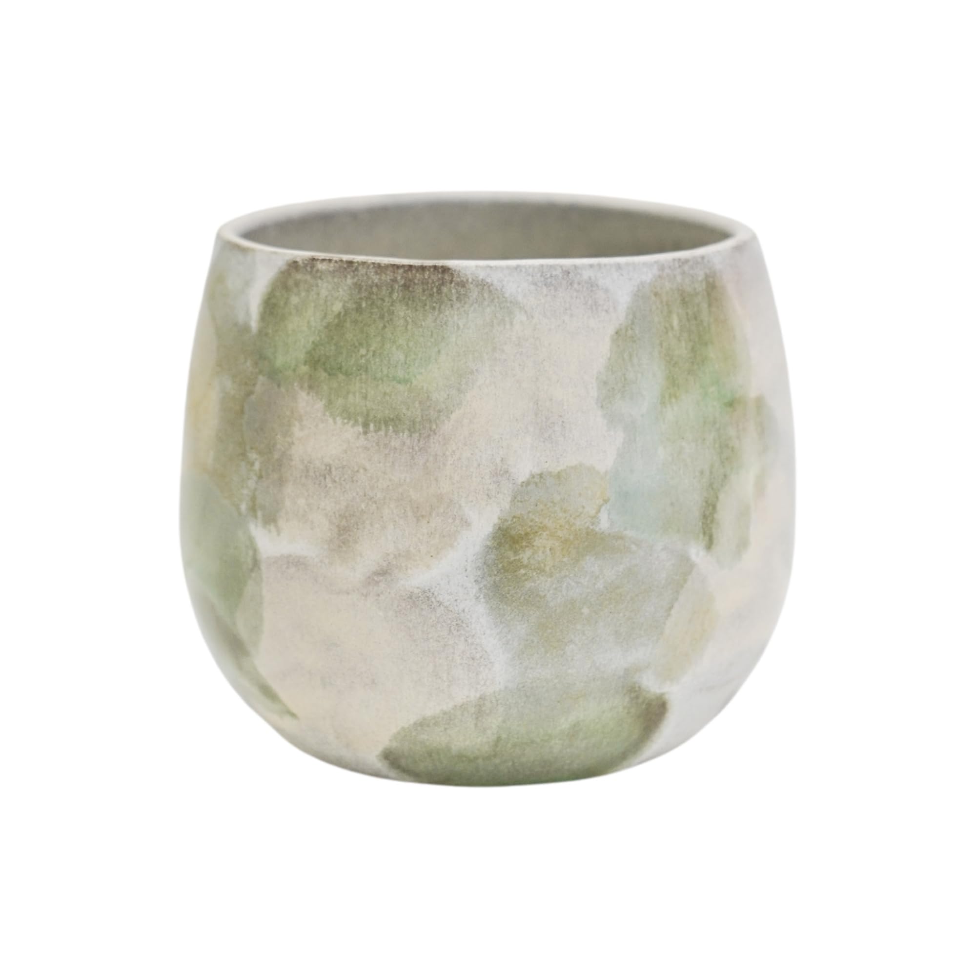 Ivyline Green Plant Pot Planter, Ceramic, Large