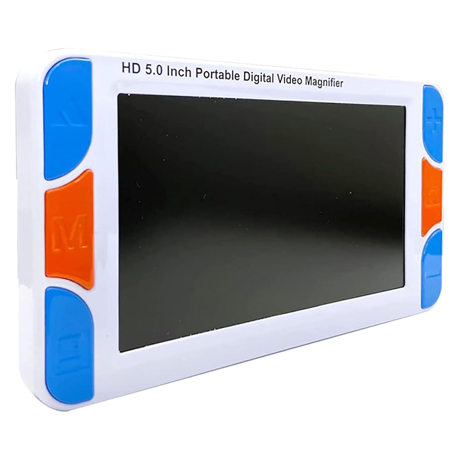 IMOYBBR Electronic Vision Aid Video Magnifier, 5 Inch Portable Digital Zoom Reader With 3 To 48X Magnification HDMI AV Output And Multiple Color Modes For Low Vision Assistance Use
