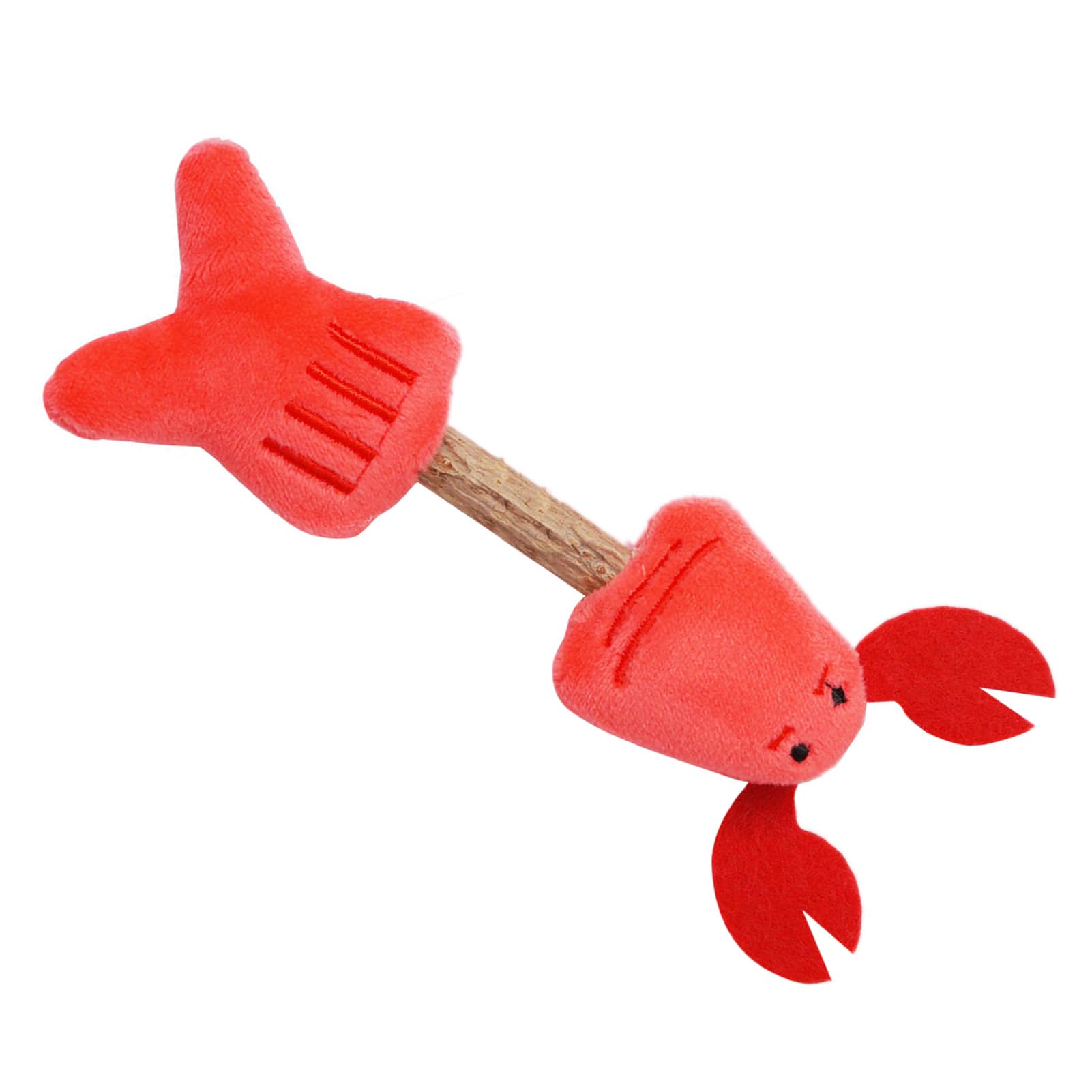 Cat Teether Stick Cat Wooden Polygonum Tea Stick Molar Stick Adult Cat Kitten Kitten Teeth Cleaning Snacks Chewing Toy Plush Toy Tooth Cleaning Toy for Pets