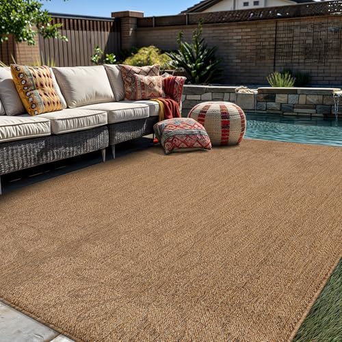 Tapete Floral Indoor Outdoor de Polipropileno 5' x 7'