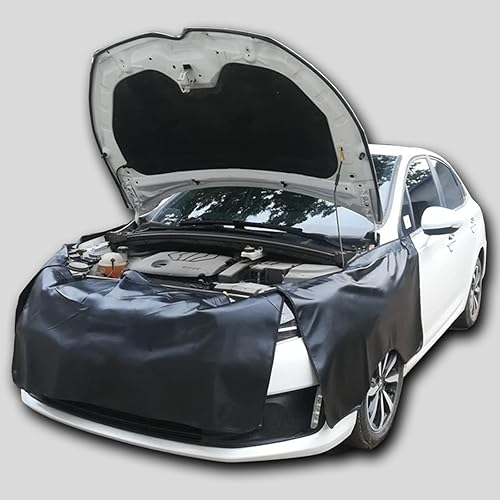 Juego de fundas de guardabarros más gruesas para mecánicos con imán fuerte y ganchos, cómoda fijación, cuero sintético impermeable resistente a la