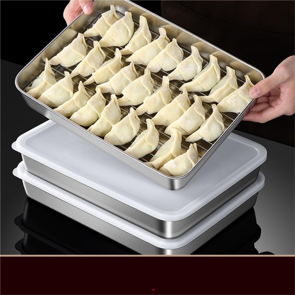 Recipientes para Alimentos Caja de mantenimiento de alimentos frescos for refrigerador, caja de bolas de masa congelada rápida for cocina, almacenamiento sellado, caja de mantenimiento de alimentos fr
