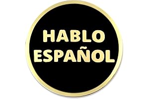 Yo Hablo Español Language Lapel Pin | Spanish Teacher Gift & Badge Pinback