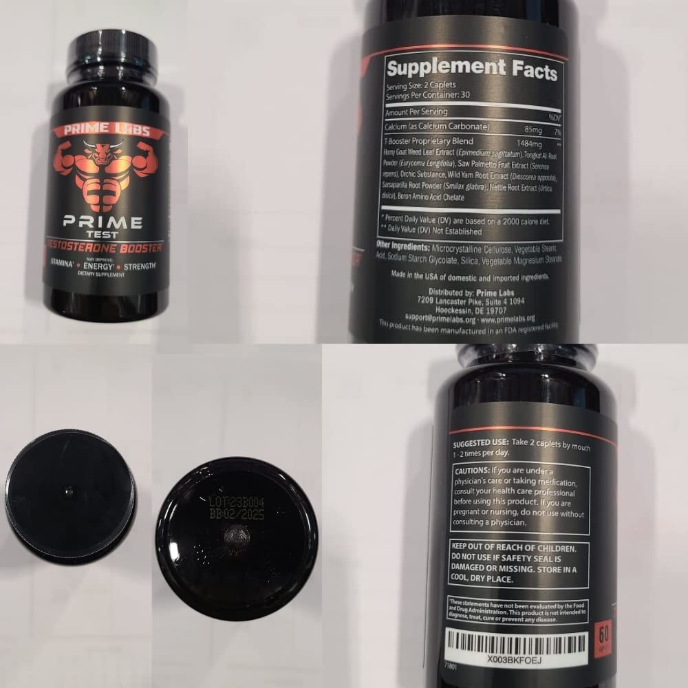 Prime Labs Testosterone Booster for Men, Supports Strength & Stamina — Amazon image 9