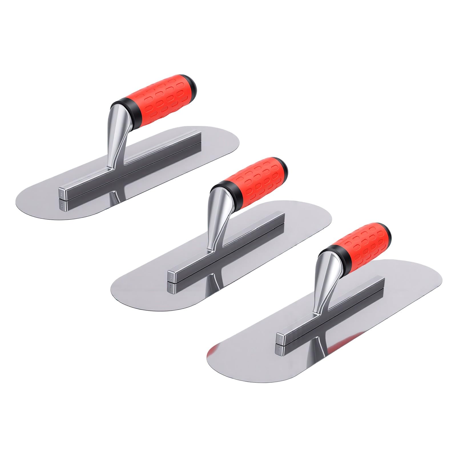 Sxhlseller Jeu de Truelles de Maçonnerie en Acier Inoxydable 3 Pièces,