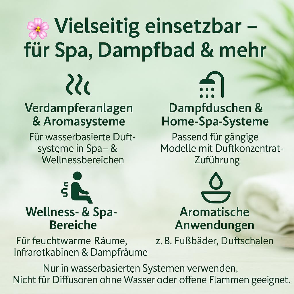 Dufte Momente Dampfbad Duftkonzentrat Set – 4×250 ml – Allgäuer Bergkräuter, Eukalyptus, Orange & Lemongras – naturreine ätherische Öle – für Dampfbäder, Verdampferanlagen & Dampfduschen