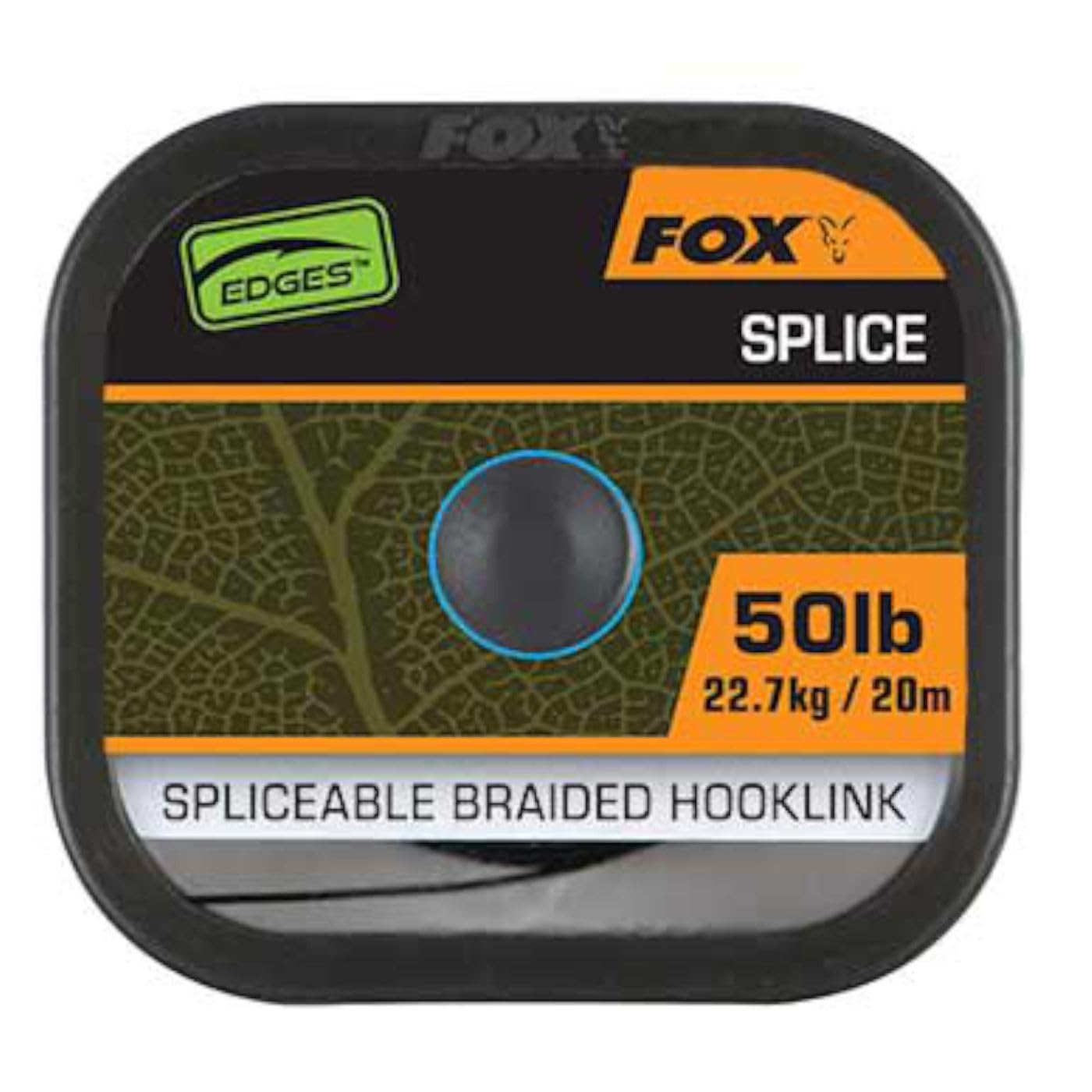 Fox Naturals Splice Hooklength 50 lb / 22,7 kg – 20 m Vorfach für Karpfenangeln