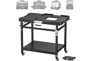 Ninja Outdoor Oven Stand with Accessories, Grill Cart for OG700 OG800 OG900...