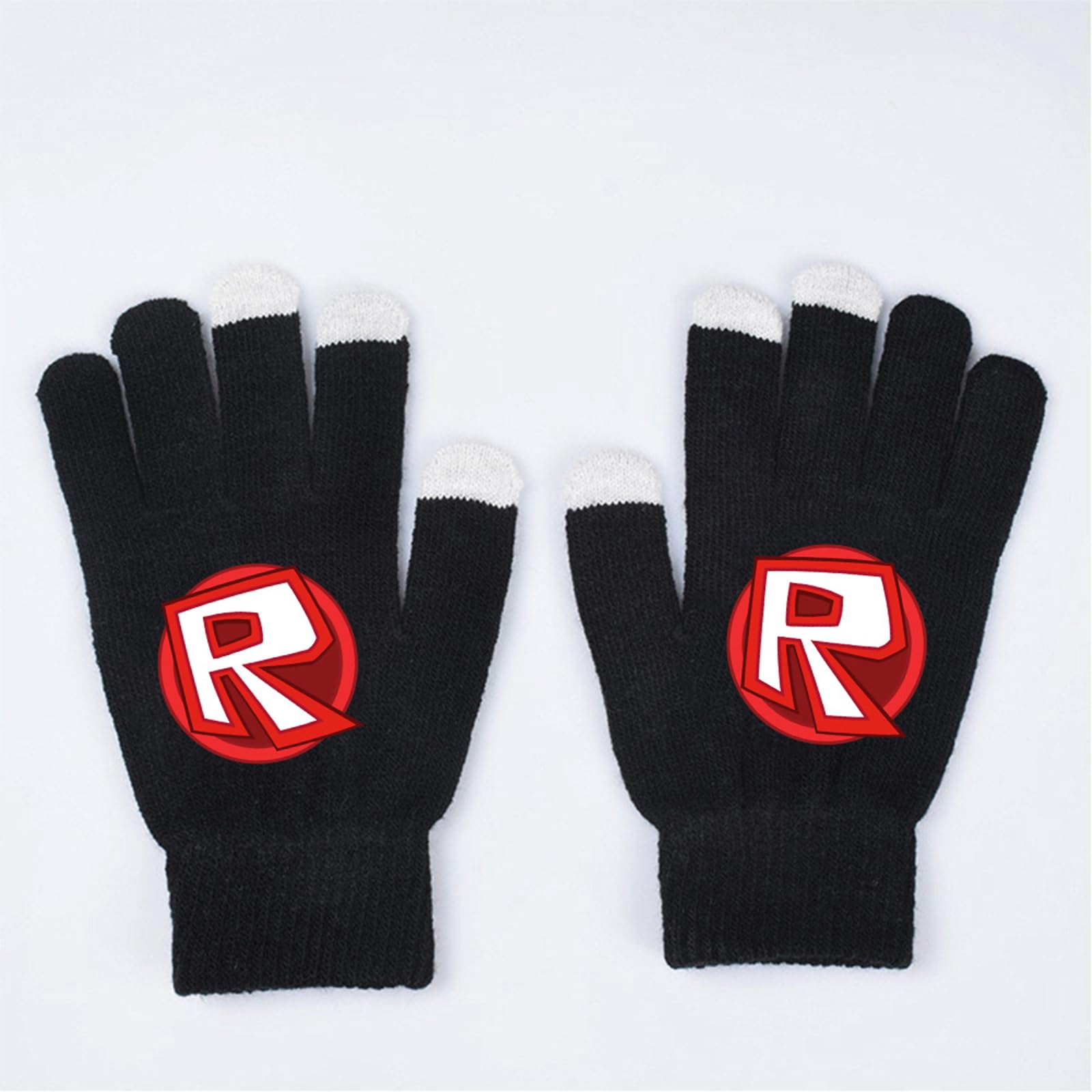 Gants Tactiles Roblo d'Hiver Tricotés Chauds et Doux Pour Sport Usage Quotidien